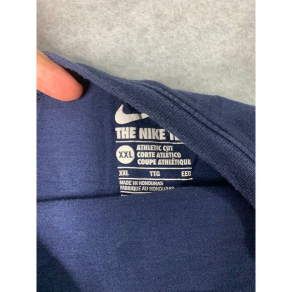 The Nike Tee Womens Size XXL Short Sleeve Chicago Twins Baseball Tshirt Navy Blu - Picture 3 of 3